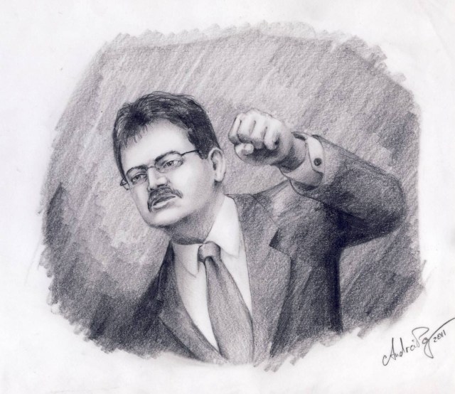 Caricatura Marius Cruceru Andrei Pop